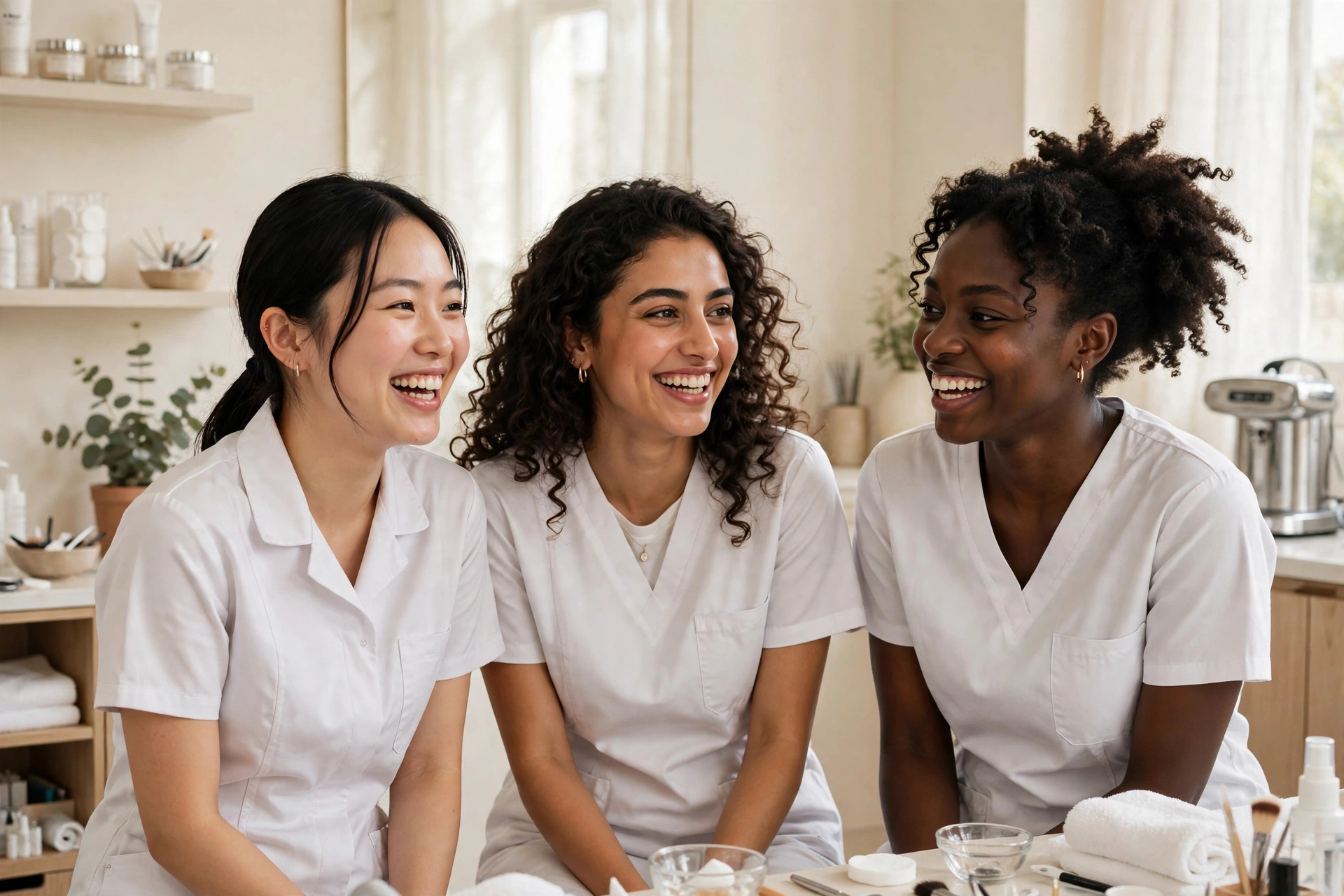 Élèves en formation chez BeyondSkin