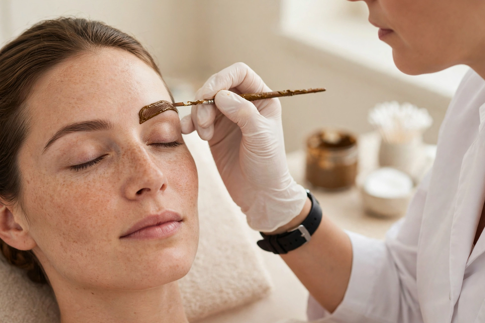 Sourcils au Henné