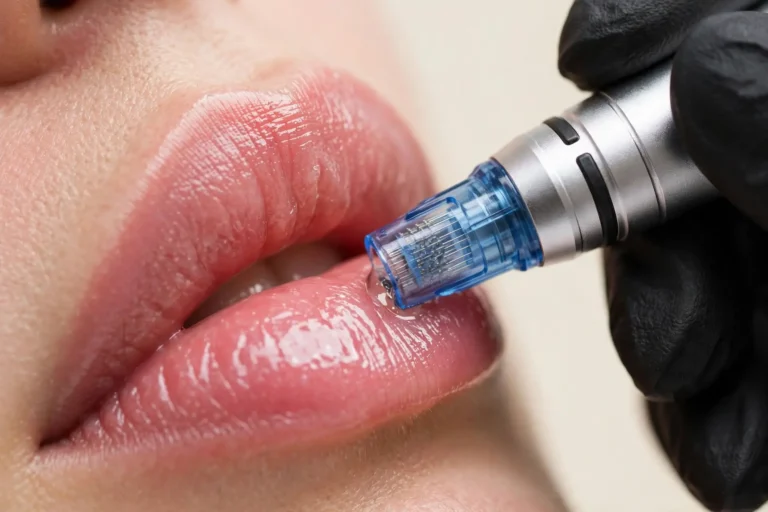 Microneedling des Lèvres